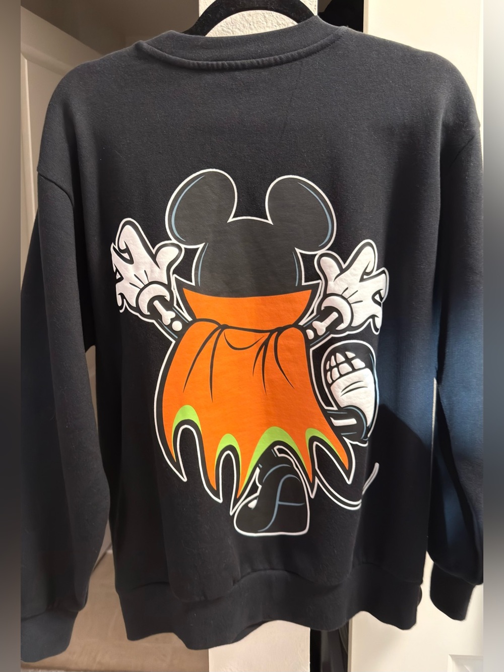Disneyland Mickey Skeleton Vampire Sweatshirt - Picture 2 of 3